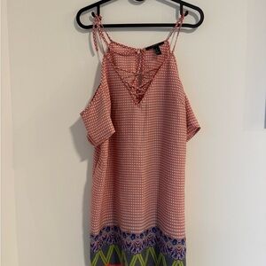 Forever 21 Pink Asymmetrical Dress